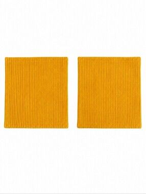 3/$30 Set of Two Yellow Corduroy Throw Pillow Covers NWOT